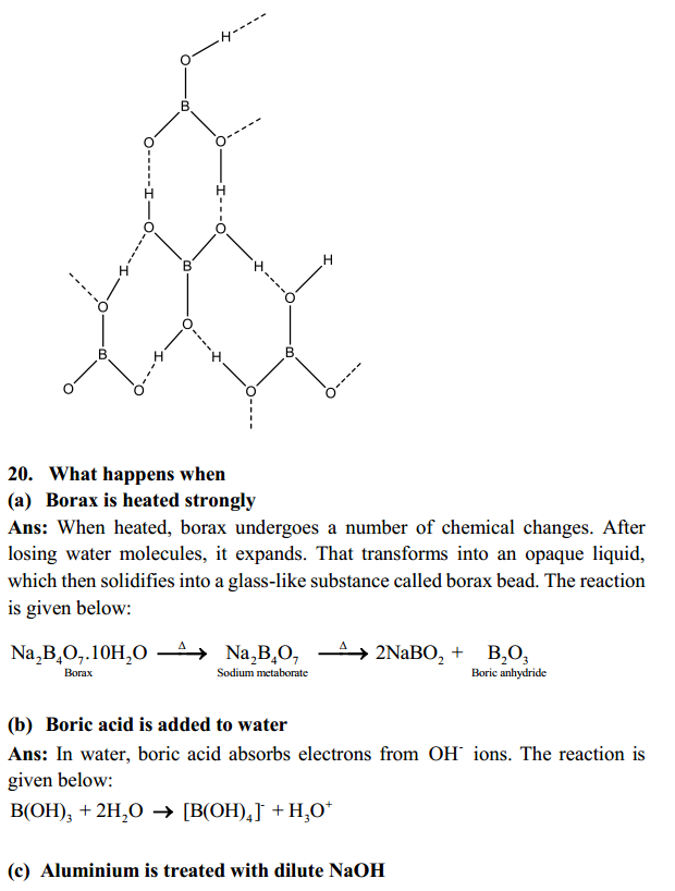 HBSE 11th Class Chemistry Solutions Chapter 11 The p-Block Elements 12