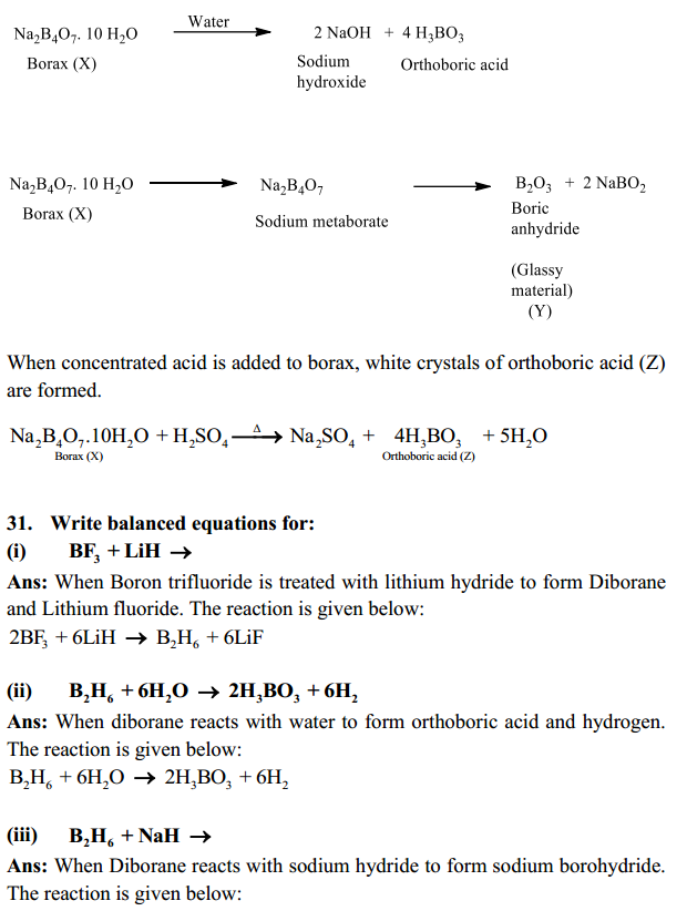 HBSE 11th Class Chemistry Solutions Chapter 11 The p-Block Elements 22
