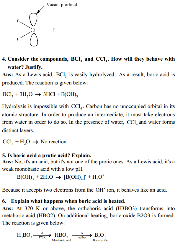 HBSE 11th Class Chemistry Solutions Chapter 11 The p-Block Elements 3