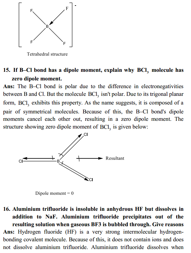 HBSE 11th Class Chemistry Solutions Chapter 11 The p-Block Elements 9