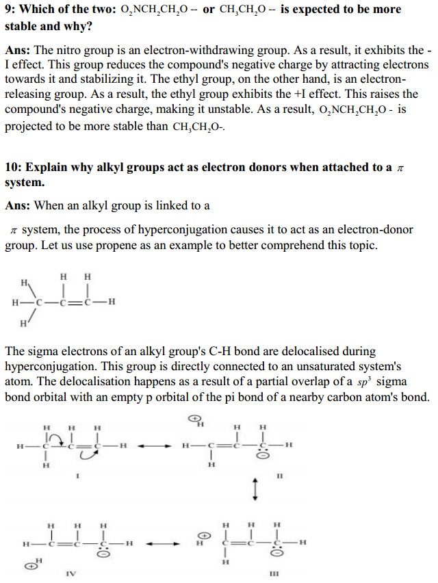 HBSE 11th Class Chemistry Solutions Chapter 12 Organic Chemistry – Some Basic Principles and Techniques 10