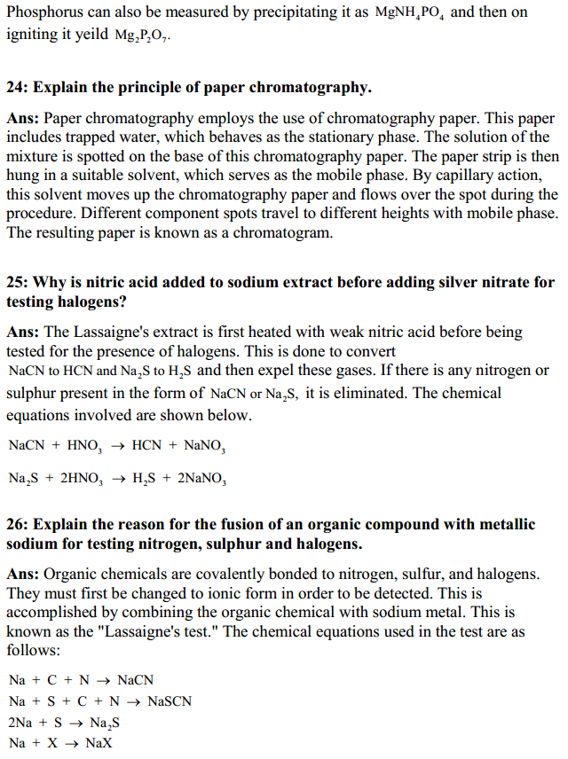 HBSE 11th Class Chemistry Solutions Chapter 12 Organic Chemistry – Some Basic Principles and Techniques 23