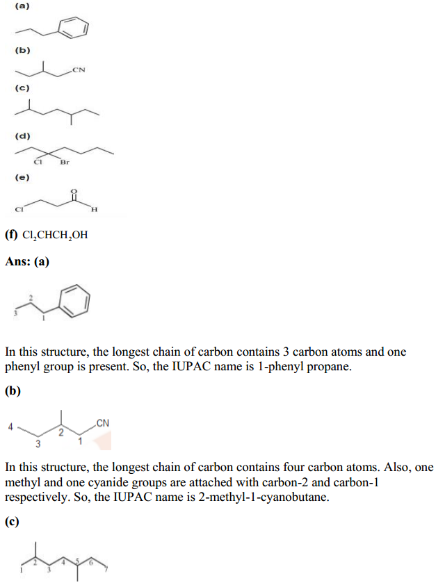 HBSE 11th Class Chemistry Solutions Chapter 12 Organic Chemistry – Some Basic Principles and Techniques 5
