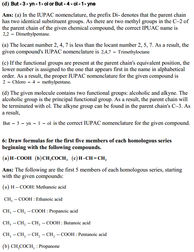 HBSE 11th Class Chemistry Solutions Chapter 12 Organic Chemistry – Some Basic Principles and Techniques 7