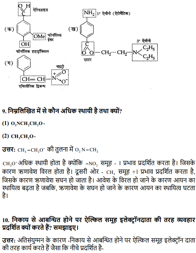 HBSE 11th Class Chemistry Solutions Chapter 12 कार्बनिक रसायन कुछ आधारभूत सिद्धांत तथा तकनीकें 7