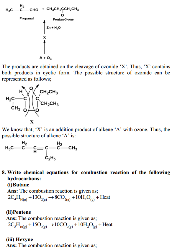 HBSE 11th Class Chemistry Solutions Chapter 13 Hydrocarbons 8