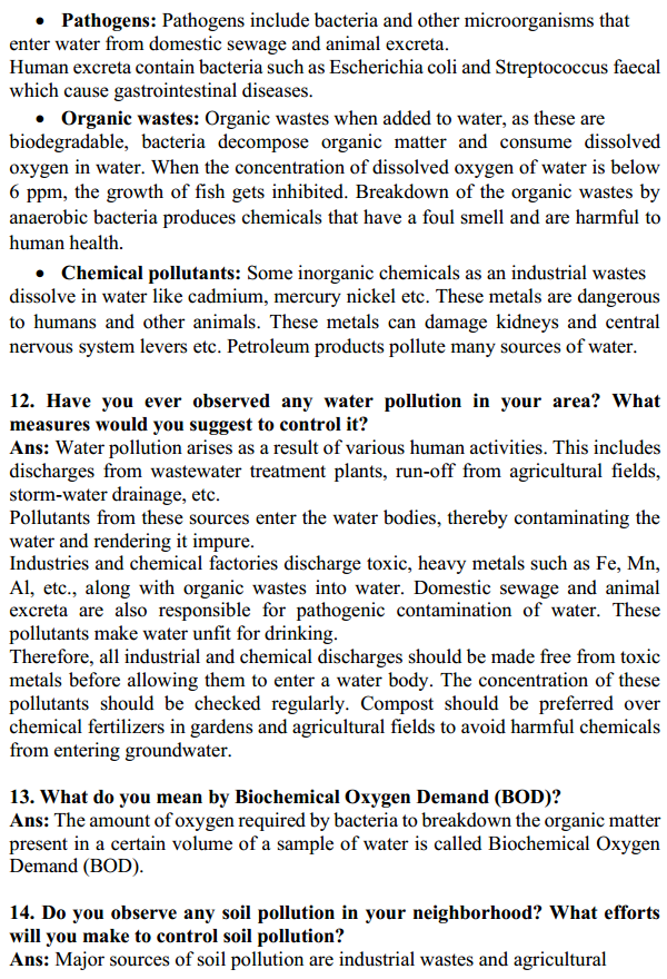 HBSE 11th Class Chemistry Solutions Chapter 14 Environmental Chemistry 4