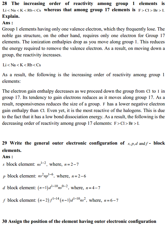 HBSE 11th Class Chemistry Solutions Chapter 3 Classification of Elements and Periodicity in Properties 15