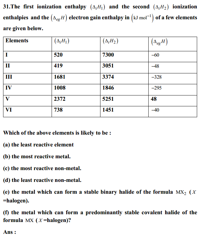 HBSE 11th Class Chemistry Solutions Chapter 3 Classification of Elements and Periodicity in Properties 17