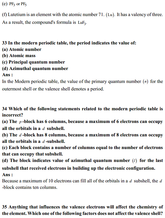 HBSE 11th Class Chemistry Solutions Chapter 3 Classification of Elements and Periodicity in Properties 19