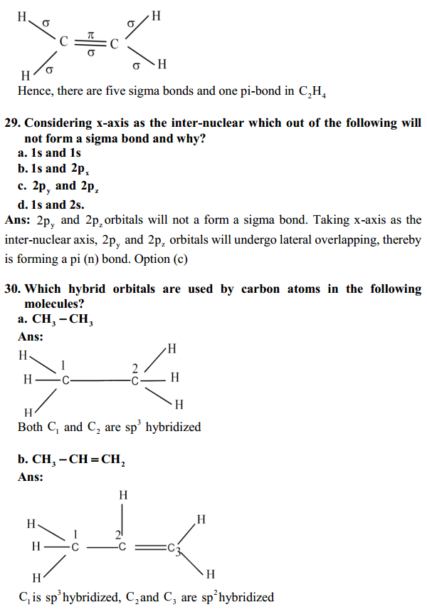 HBSE 11th Class Chemistry Solutions Chapter 4 Chemical Bonding and Molecular Structure 18