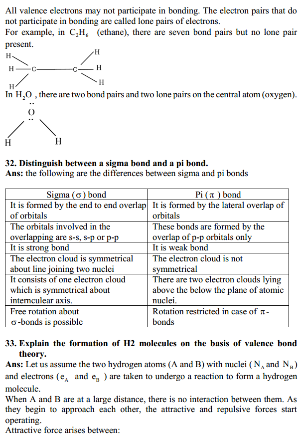 HBSE 11th Class Chemistry Solutions Chapter 4 Chemical Bonding and Molecular Structure 20