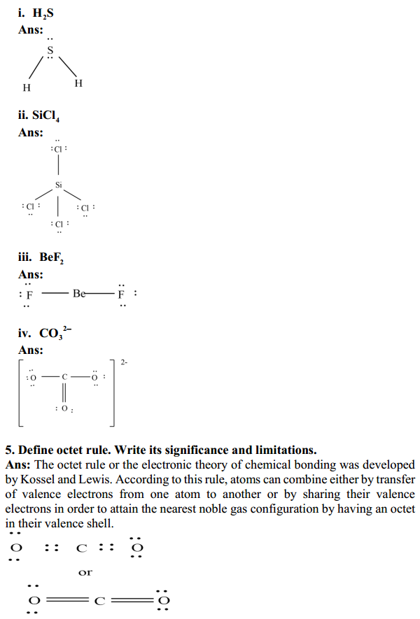HBSE 11th Class Chemistry Solutions Chapter 4 Chemical Bonding and Molecular Structure 3