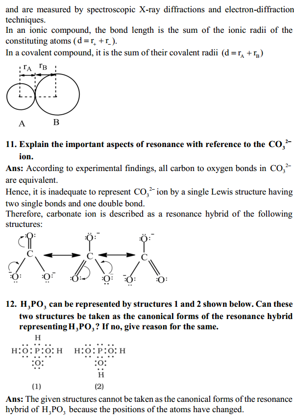 HBSE 11th Class Chemistry Solutions Chapter 4 Chemical Bonding and Molecular Structure 7