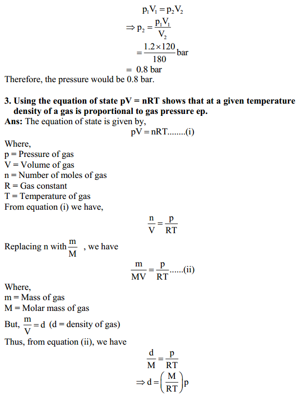 HBSE 11th Class Chemistry Solutions Chapter 5 States of Matter 2