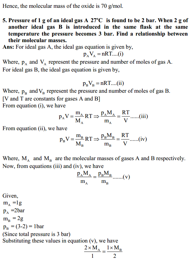 HBSE 11th Class Chemistry Solutions Chapter 5 States of Matter 4