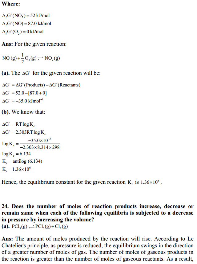 HBSE 11th Class Chemistry Solutions Chapter 7 Equilibrium 19