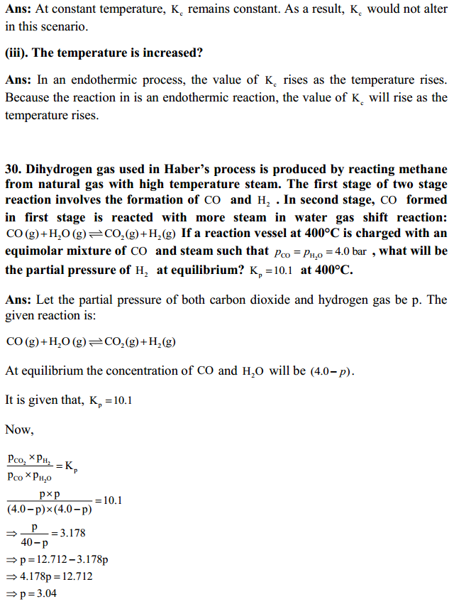 HBSE 11th Class Chemistry Solutions Chapter 7 Equilibrium 24