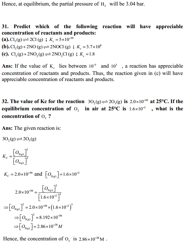HBSE 11th Class Chemistry Solutions Chapter 7 Equilibrium 25