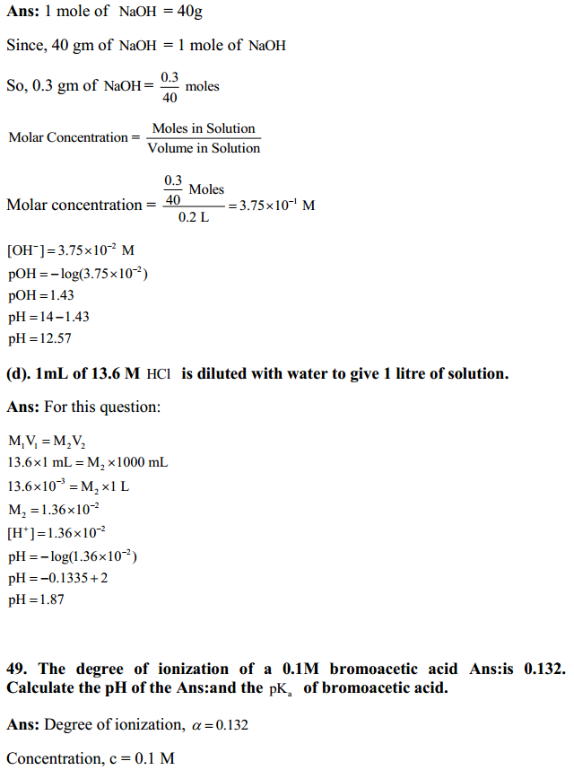 HBSE 11th Class Chemistry Solutions Chapter 7 Equilibrium 40