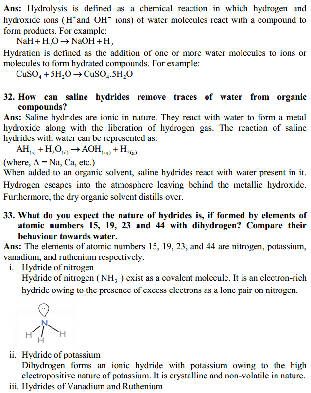HBSE 11th Class Chemistry Solutions Chapter 9 Hydrogen 17