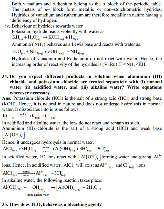 HBSE 11th Class Chemistry Solutions Chapter 9 Hydrogen 18