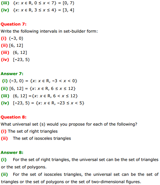 HBSE 11th Class Maths Solutions Chapter 1 Sets Ex 1.3 5