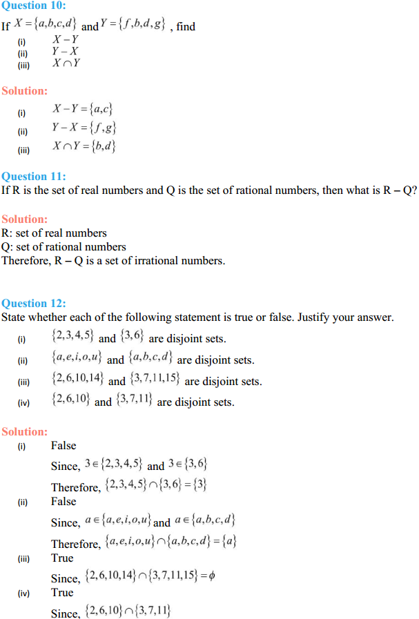 HBSE 11th Class Maths Solutions Chapter 1 Sets Ex 1.4 8