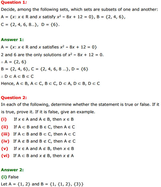 HBSE 11th Class Maths Solutions Chapter 1 Sets Miscellaneous Exercise 1