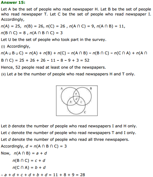 HBSE 11th Class Maths Solutions Chapter 1 Sets Miscellaneous Exercise 12