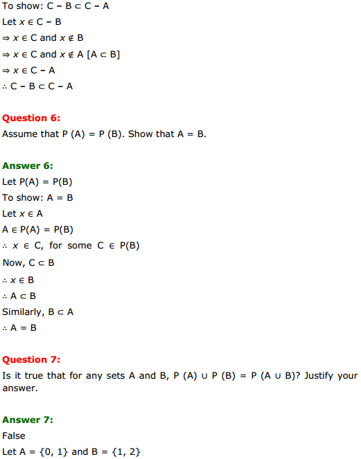 HBSE 11th Class Maths Solutions Chapter 1 Sets Miscellaneous Exercise 6