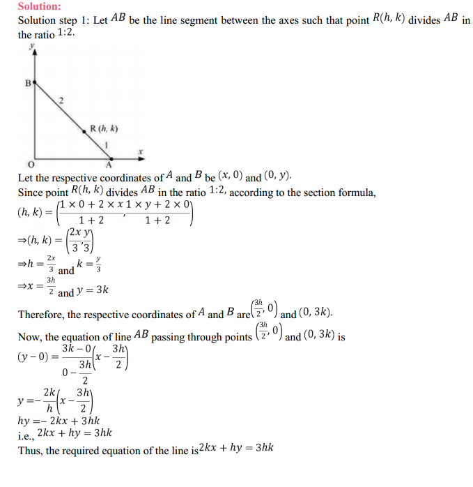 HBSE 11th Class Maths Solutions Chapter 10 Straight Lines Ex 10.2 13