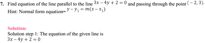HBSE 11th Class Maths Solutions Chapter 10 Straight Lines Ex 10.3 10