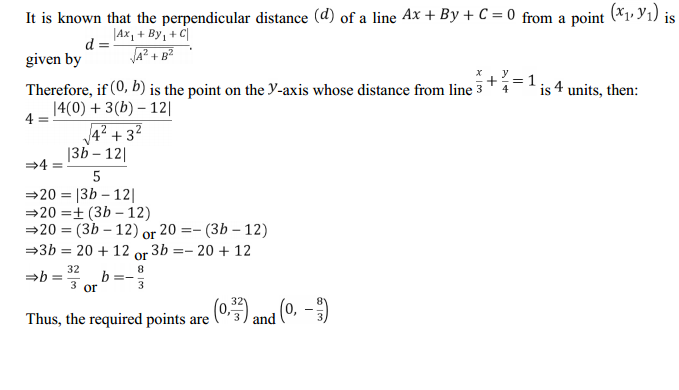 HBSE 11th Class Maths Solutions Chapter 10 Straight Lines Miscellaneous Exercise 6