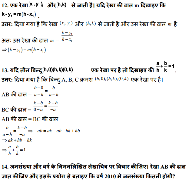 HBSE 11th Class Maths Solutions Chapter 10 सरल रेखाएँ Ex 10.1 7