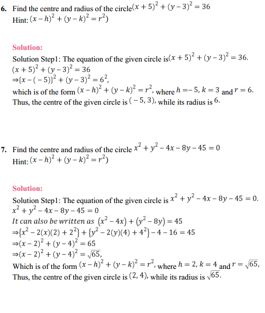HBSE 11th Class Maths Solutions Chapter 11 Conic Sections Ex 11.1 3