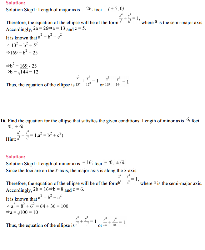 HBSE 11th Class Maths Solutions Chapter 11 Conic Sections Ex 11.2 18