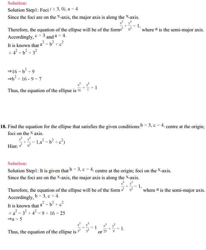 HBSE 11th Class Maths Solutions Chapter 11 Conic Sections Ex 11.2 20