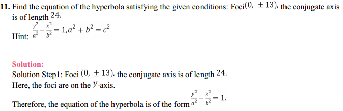 HBSE 11th Class Maths Solutions Chapter 11 Conic Sections Ex 11.4 11