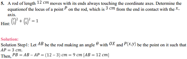 HBSE 11th Class Maths Solutions Chapter 11 Conic Sections Miscellaneous Exercise 5