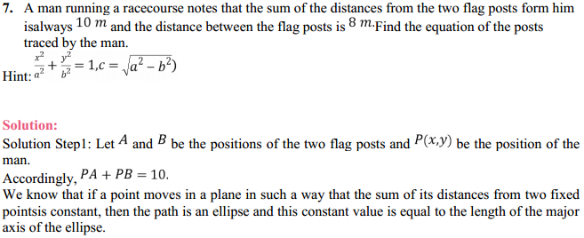 HBSE 11th Class Maths Solutions Chapter 11 Conic Sections Miscellaneous Exercise 8