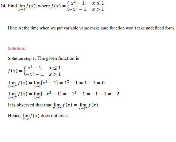 HBSE 11th Class Maths Solutions Chapter 13 Limits and Derivatives Ex 13.1 18
