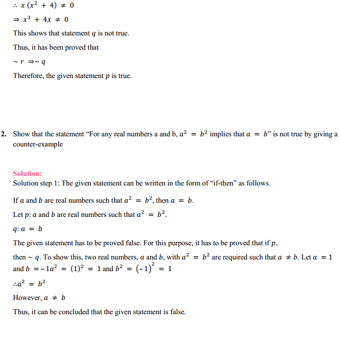 HBSE 11th Class Maths Solutions Chapter 14 Mathematical Reasoning Ex 14.5 4