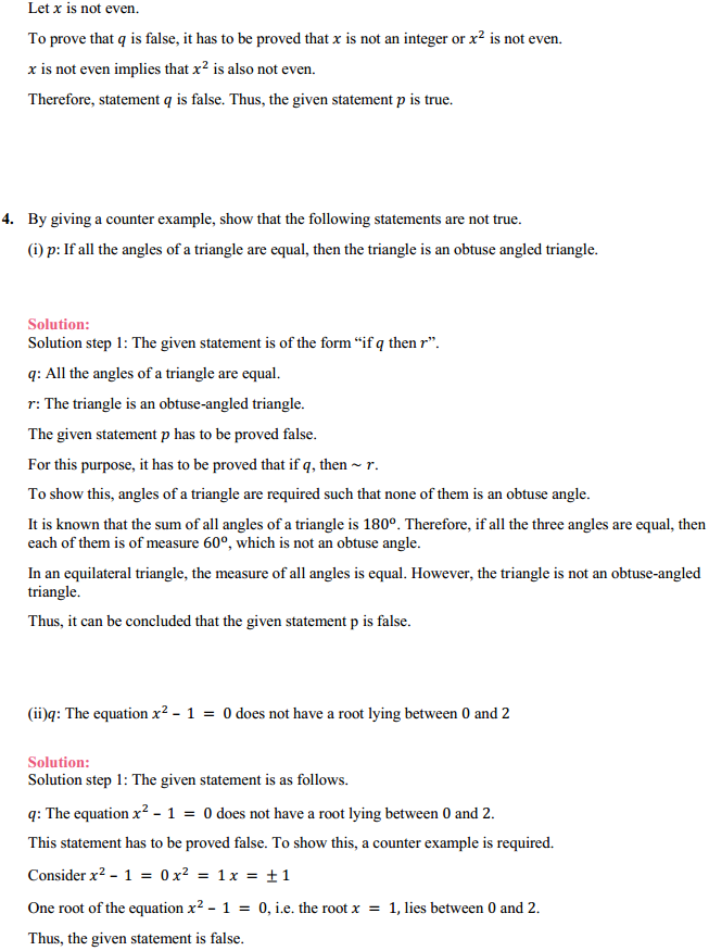 HBSE 11th Class Maths Solutions Chapter 14 Mathematical Reasoning Ex 14.5 6