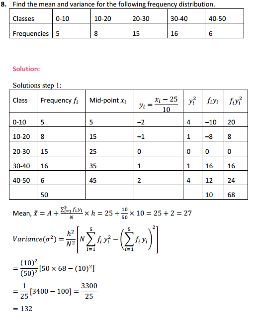 HBSE 11th Class Maths Solutions Chapter 15 Statistics Ex 15.2 11