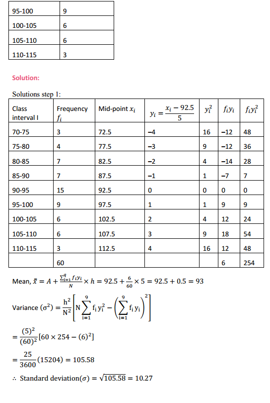 HBSE 11th Class Maths Solutions Chapter 15 Statistics Ex 15.2 13