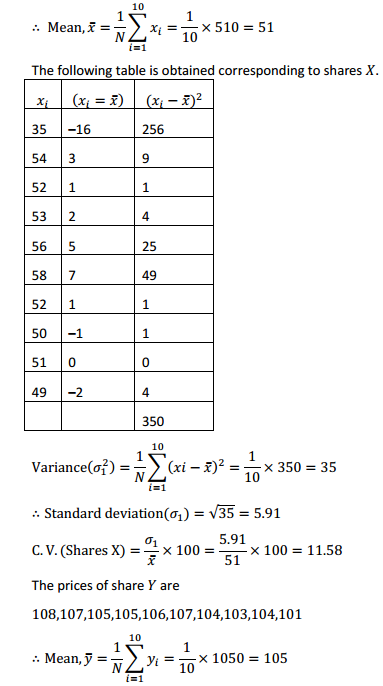 HBSE 11th Class Maths Solutions Chapter 15 Statistics Ex 15.3 4