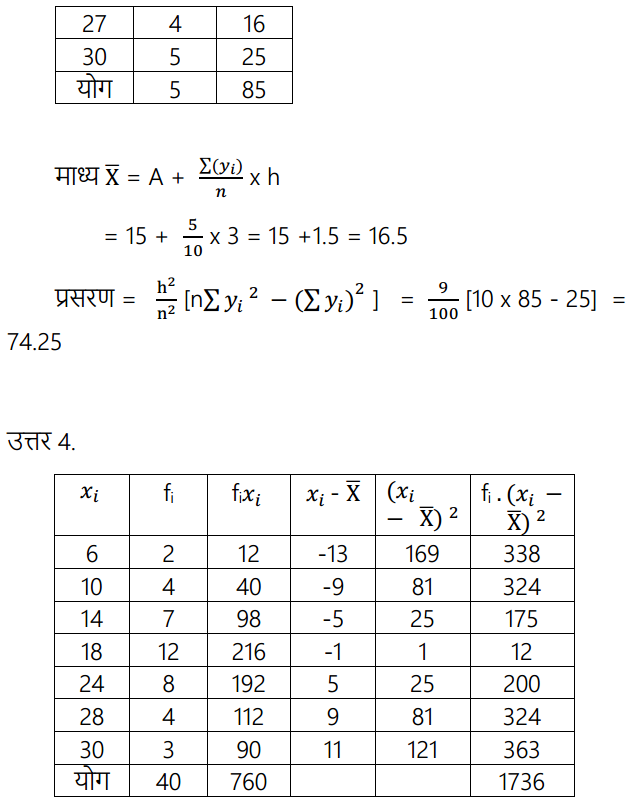 HBSE 11th Class Maths Solutions Chapter 15 सांख्यिकी Ex 15.2 5