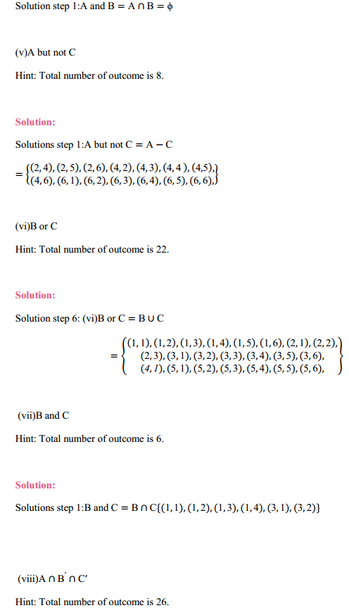 HBSE 11th Class Maths Solutions Chapter 16 Probability Ex 16.2 10