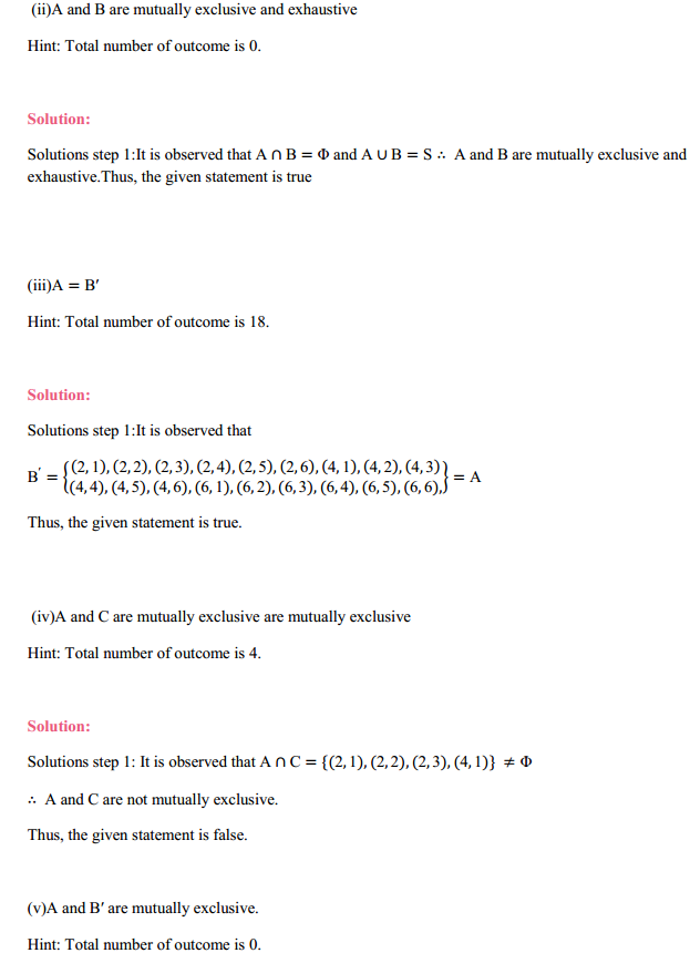 HBSE 11th Class Maths Solutions Chapter 16 Probability Ex 16.2 13